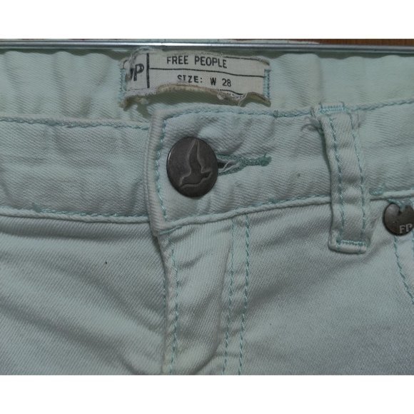 5‎ Pocket Ankle Skinny Jean Size 28 Robins Egg Blue - Picture 3 of 13